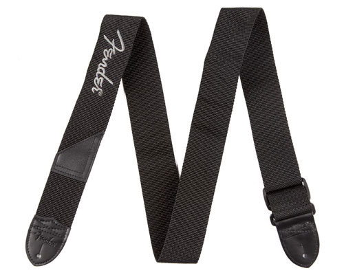 Fender Correa de 2" con Logo Bordado Gris